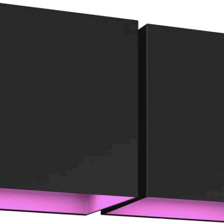 Philips Hue Resonate Downward White and Color - zwart 2-pack