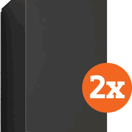 Philips Hue Resonate muurlamp White and Color zwart 2-pack