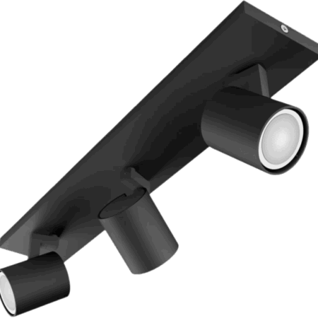 Philips Hue Runner opbouwspot White Ambiance - 3 Spots - Zwart + Dimmer