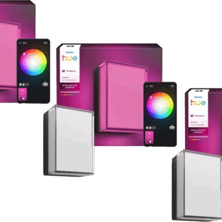 Philips Hue Scenova Muur- en Plafondlamp Buiten 3-Pack