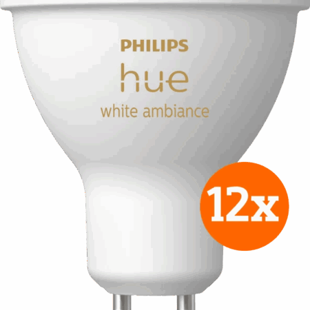 Philips Hue White Ambiance GU10 12-pack