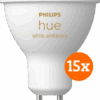 Philips Hue White Ambiance GU10 15-pack