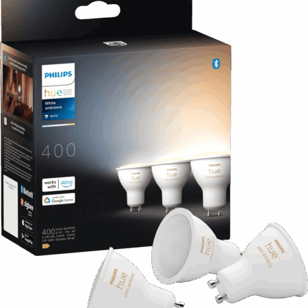 Philips Hue White Ambiance GU10 3-pack
