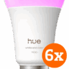 Philips Hue White and Color E27 1100lm 6-pack