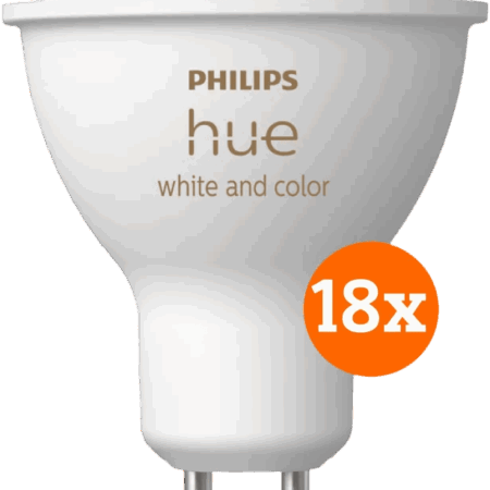 Philips Hue White and Color GU10 18-pack