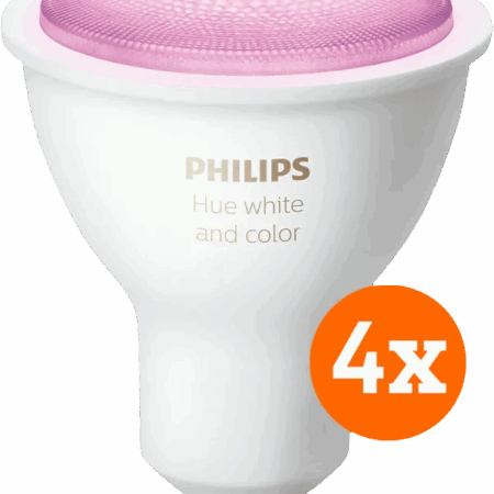 Philips Hue White and Color GU10 4-pack