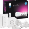Philips Hue White and Color GU10 Starter Pack - 3 lampen + Bridge + Dimmer