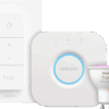 Philips Hue White and Color GU10 Starter Pack - 4 lampen + Bridge + Dimmer