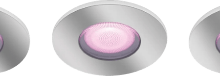Philips Hue Xamento badkamer inbouwspot White and Color - Chroom - Rond 3-pack