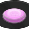 Philips Hue Xamento badkamer inbouwspot White and Color - Zwart - Rond 6-pack