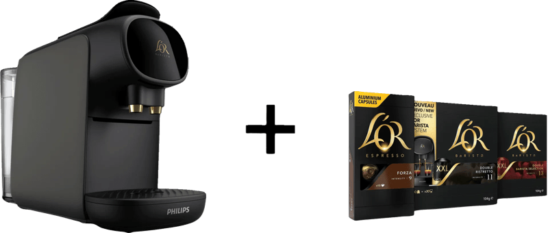 Philips L'OR Barista Sublime LM9012/23 Grijs met koffiecups