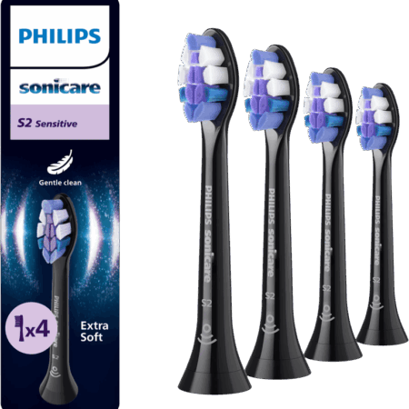 Philips Sonicare Optimal Sensitive HX6054/88 Zwart (4 stuks)