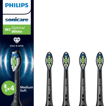 Philips Sonicare Optimal White HX6064/88 Zwart (4 stuks)