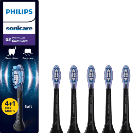 Philips Sonicare Premium Gum Care HX9055/88 Zwart (5 stuks)