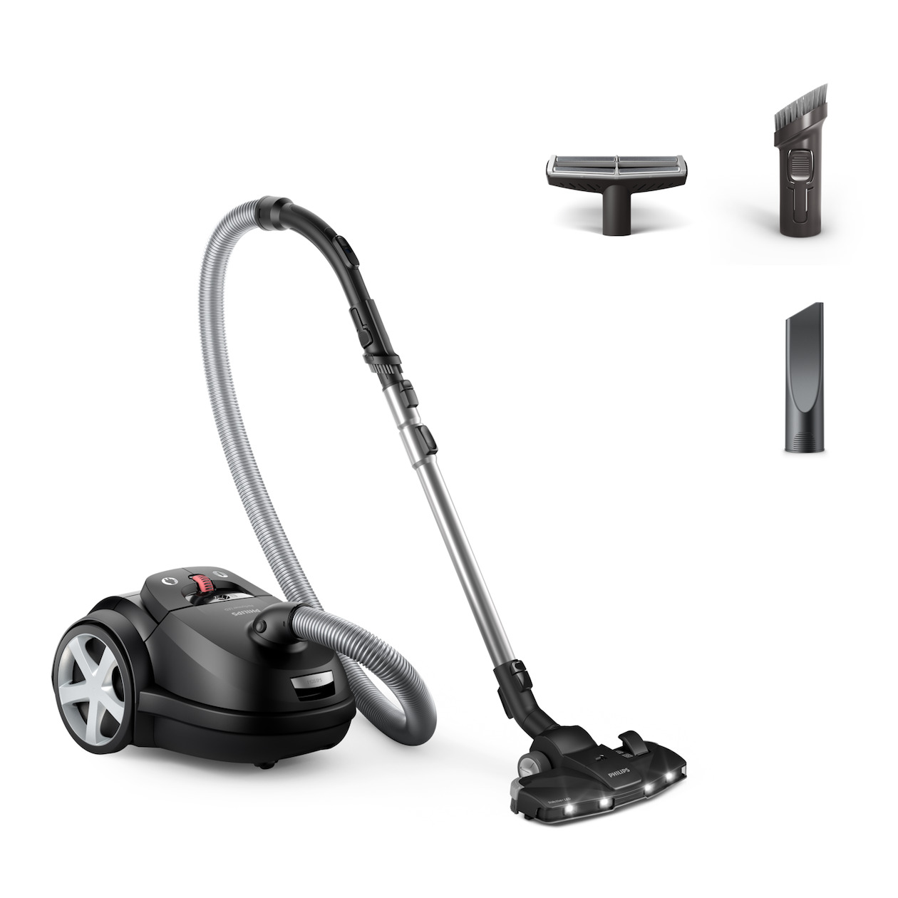 Philips XD8122/10 Stofzuiger met zak Zwart | Philips