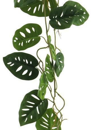 Philo split leaf garland green 120cm