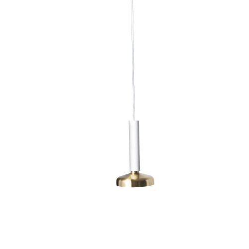 Blend Hanglamp - Wit - Messing