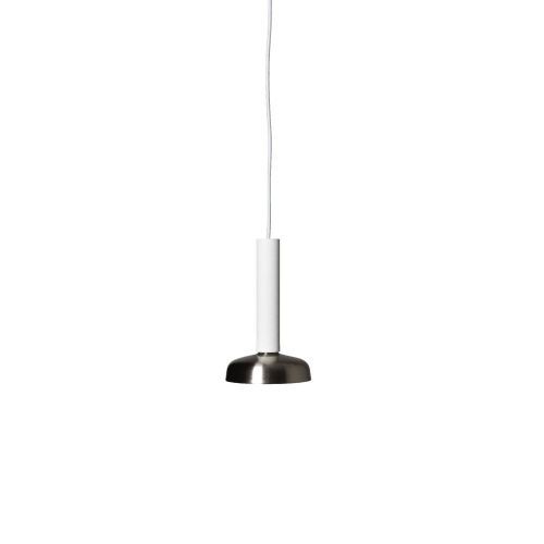 Blend Hanglamp - Wit - Nikkel