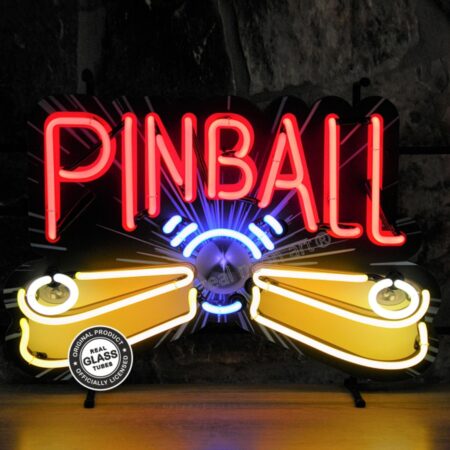 Pinball Neon Verlichting 62 x 42 cm - Rood