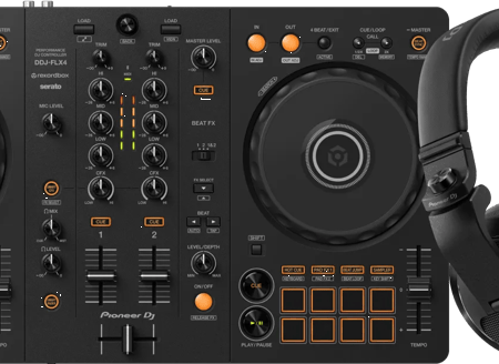 Pioneer DJ DDJ-FLX4 + Pioneer DJ HDJ-X7 Zwart