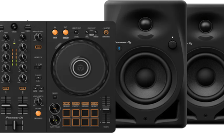 Pioneer DJ DDJ-FLX4 + Pioneer DJ HDJ-X7 Zwart + Pioneer DJ DM-40D-BT Zwart