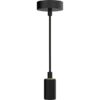 Plafondlamp Alix Wave zwart E27