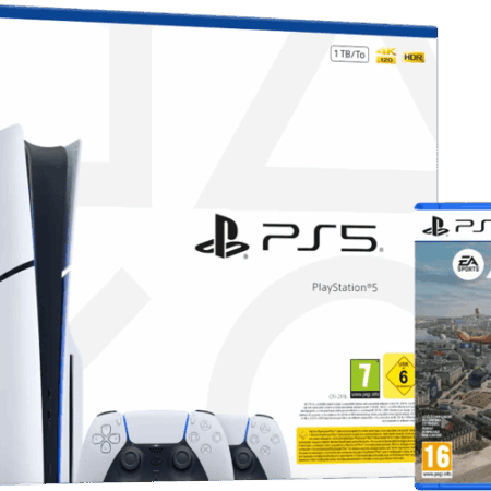 PlayStation 5 Slim Disc Edition + EA Sports FC 27 + Extra Controller Wit
