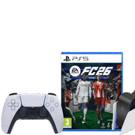 PlayStation 5 Slim Disc Edition + FC 26 + Oplaadstation