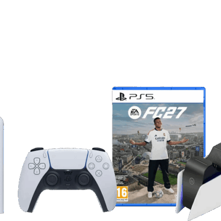 PlayStation 5 Slim Disc Edition + FC 27 + Oplaadstation