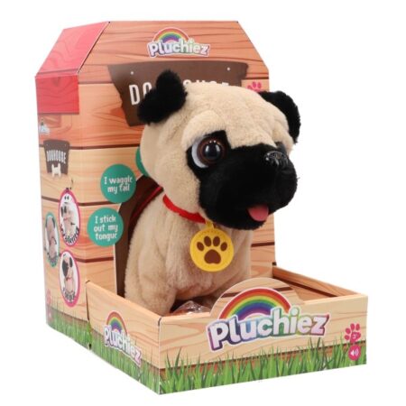 Pluchiez Blaffende Franse Bulldog Frankie Met Uitlaten | Pluchiez