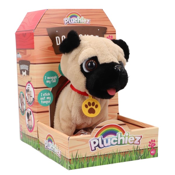 Pluchiez Blaffende Franse Bulldog Frankie Met Uitlaten | Pluchiez