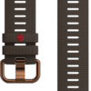 Polar Siliconen Bandje Bruin 22mm