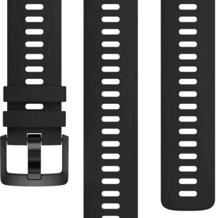 Polar Street X Siliconen Bandje Zwart 22mm S/L