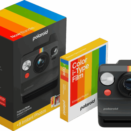 Polaroid Now 3 Zwart + Color Film (8 stuks)