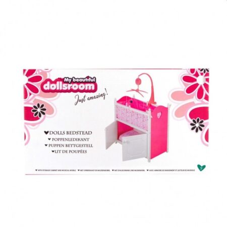 Poppenbed Ledikant met Muziek My Beautiful Dollsroom | My Beautiful Dolls Room