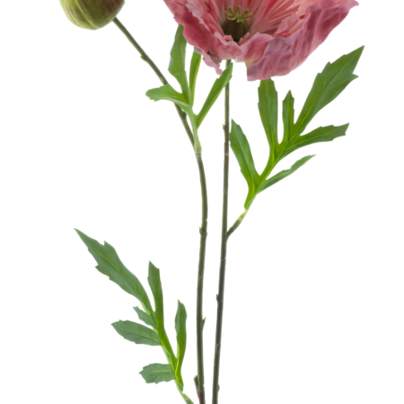 Poppy spray new wave pink 82cm