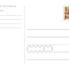 10 briefkaarten met postzegels