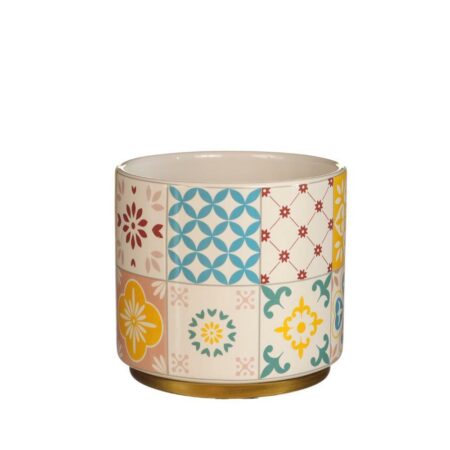 Pot faro blauw geel 11