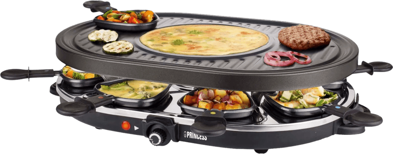 Princess Raclette 8 Oval Grill Party 162700