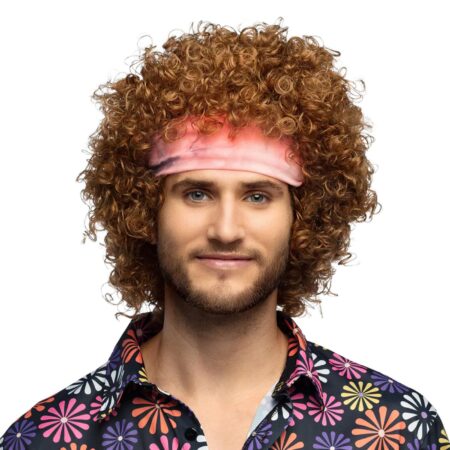 Pruik Hippie groove met haarband | Boland