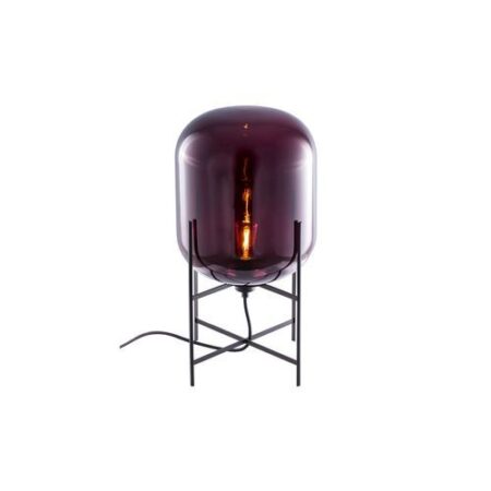 Oda Small Vloerlamp - Aubergine - Zwart
