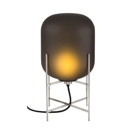 Oda Small Vloerlamp - Grijs Acetato - Chroom