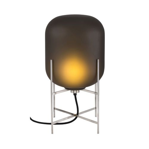 Oda Small Vloerlamp - Grijs Acetato - Chroom