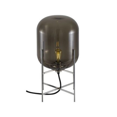 Oda Small Vloerlamp - Grijs - Chroom
