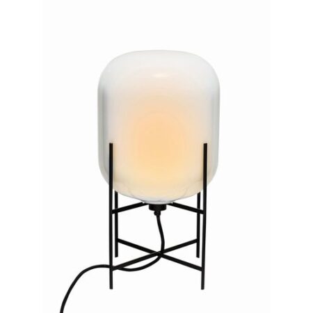 Oda Small Vloerlamp - Wit - Zwart