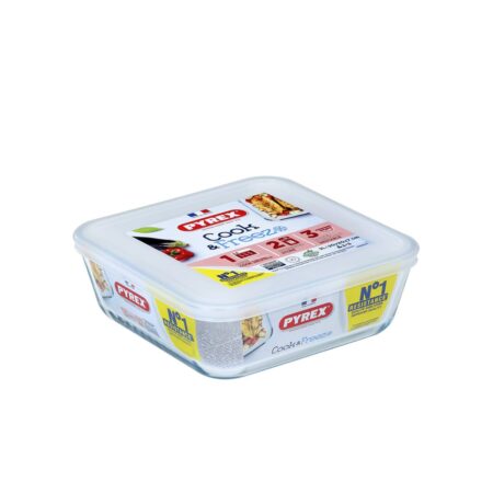 Pyrex Schaal met deksel 2L 20x22cm | Pyrex