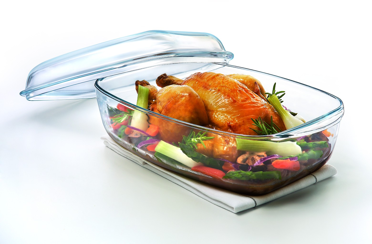 Pyrex Schaal met deksel 4