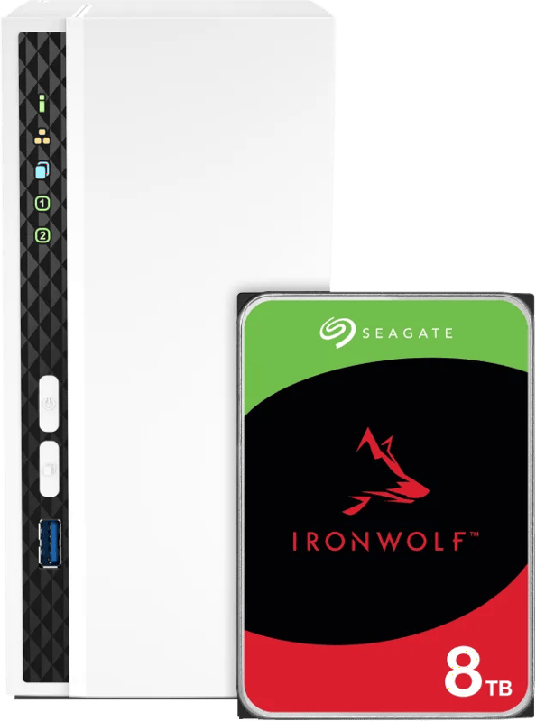 QNAP TS-233 + Seagate Ironwolf 8TB