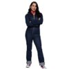 Queen Kerosin Bakersfield Denim Jumpsuit Dark Blue -3XL | Queen Kerosin