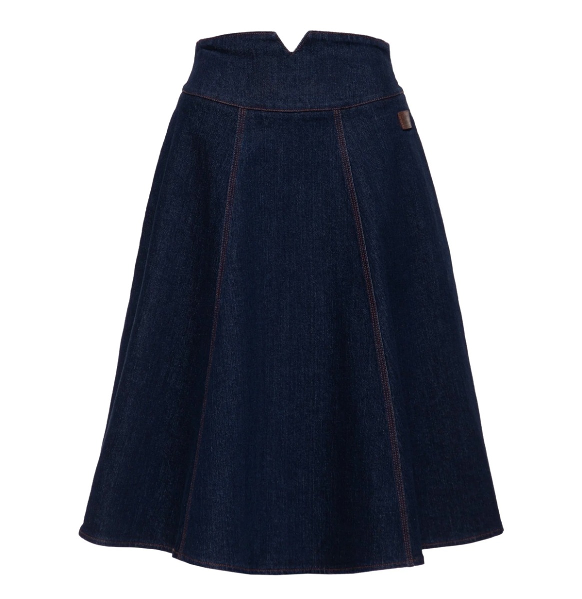 Queen Kerosin Swing Skirt Cinchback Denim Dark Blue-2XL | Queen Kerosin